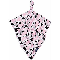 Carrés en Mousseline Bambou Triangle Rose