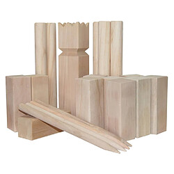 Outdoor Play Jeu de Kubb XL Bois