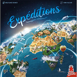 SUPER MEEPLE Expéditions Autour du Monde Jeu de stratégie - Exploration globale - Planification stratégique