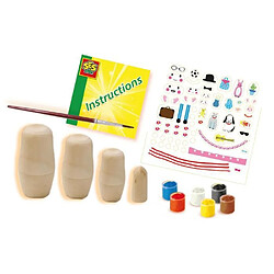 SES Creative Peindre des poupées russes - 4 poupées