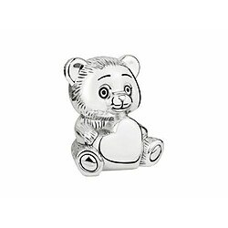 ZILVERSTAD Tirelire Ours avec Cœur Argenté Tirelire argentée laquée - Décoration cuisine