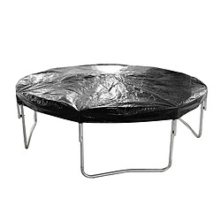 Bâche pour trampoline de diamètre 3,66 m - JOU145 - TRIGANO JARDIN Bâche de protection en polyéthylène - Waterproof - Couleur noire - Protège contre les intempéries