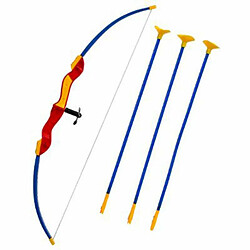 Jeu de Tir à l'Arc 3 Flèches - Bleu Arc et flèches à ventouse - Jouet de tir - À partir de 5 ans