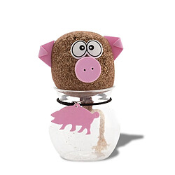 Totalcadeau Tête d'animal herbe qui pousse