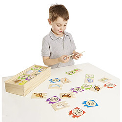 Melissa & doug puzzle alphabet anglais en bois pas cher