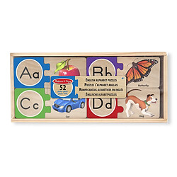 Avis Melissa & doug puzzle alphabet anglais en bois