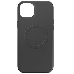 Avizar Coque iPhone 15 Plus Magsafe - Noir Coque Magsafe - Silicone résistant - Doublure microfibre