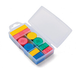 JEUJURA Boite 100 Jetons en plastique