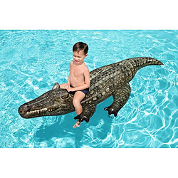 Avis Bestway Bouée gonflable crocodile Realistic Reptile - 193 x 94 cm - Vert