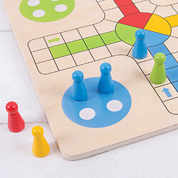 Bigjigs Toys Jeu Ludo Traditionnel