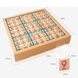 Wewoo Jeu Sudoku logique en bois pas cher