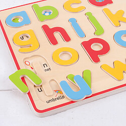 Avis Bigjigs toys Puzzle alphabet minuscule en bois
