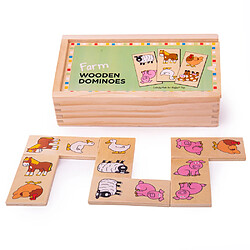 BIGJIGS TOYS Dominos Ferme