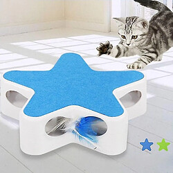 Universal Boîte pentagramme du jouet chat électronique - Bleu