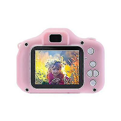 Caméra vidéo portable pour enfants x2 - Rose Appareil photo vidéo pour enfants - Écran 2" IPS - 1080p HD - Batterie 600 mAh