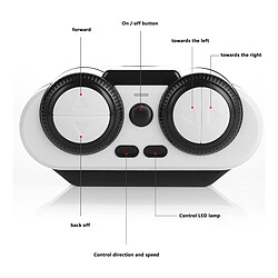 Voiture à plumes télécommandée pour chat - Noir