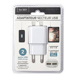 Avis Paris Prix Prise secteur double USB - Blanc