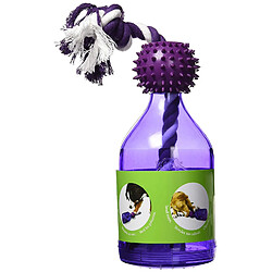 PetSafe - Busy Buddy Tug-a-Jug - Taille M/L Jouet pour chien - Distributeur de croquettes - Taille M/L - Résistant - Cordes à tirer