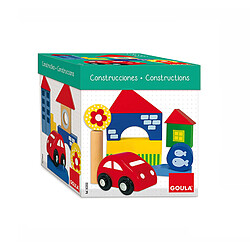 Goula blocs de construction en bois - Multicolore