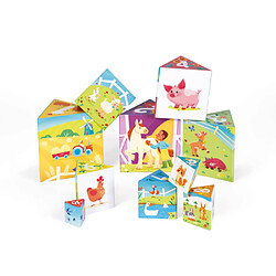 Juratoys-janod pyramide triangle ferme - Multicolore