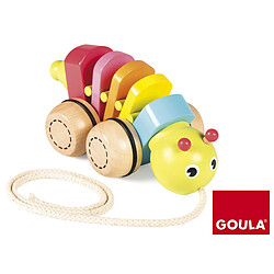 Goula Chenille articulée à tirer - Multicolore