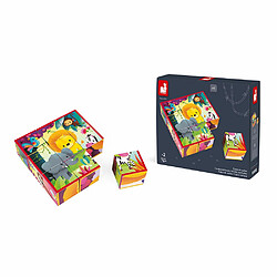 Juratoys-janod Kubkid 9 cubes jungle - Multicolore