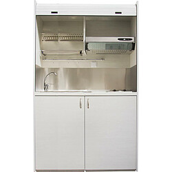 Brandybest EXTRA125-GBL Cuisine Compacte 125cm Blanc