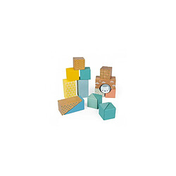 Janod Chariot cubes à promener - Tons doux