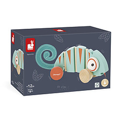 Juratoys-janod caméléon à tirer - vert d'eau