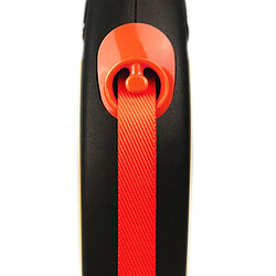 Flexi New Neon M 5m - Noir/Orange