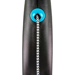 Flexi Black Design S Cord - Noir/Bleu