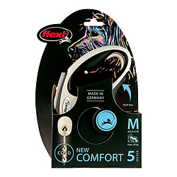 Flexi NEW COMFORT Laisse 5m Noir M