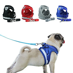 Wewoo Laisse Gilet Réfléchissant - Noir XL