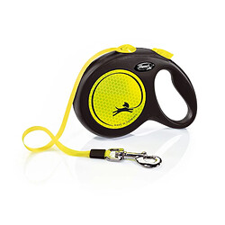 Flexi New Neon L Tape - Noir/Jaune 5 m