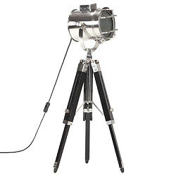 VidaXL Trépied Noir - Bois Manguier