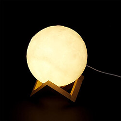 The Home Deco Factory Lampe ronde - Support bois pas cher
