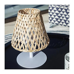 LUMISKY Lampe Table Ibiza Bambou pas cher