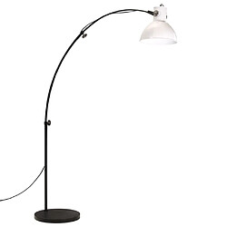 VidaXL Lampadaire - Style industriel blanc