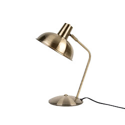 LEITMOTIV Lampe à poser design vintage Hood - H. 37,5 cm - Doré