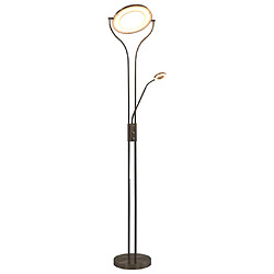 VidaXL Lampadaire 18 W - Argenté