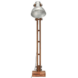 Avis VidaXL Lampadaire Bois de manguier - Argenté