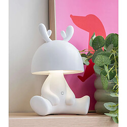 LEITMOTIV Lampe pour enfant Renne - Blanc