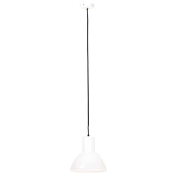 Avis vidaXL Lampe suspendue - Blanc