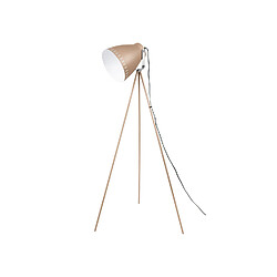 LEITMOTIV Lampadaire design trepied Mingle - H. 145 cm - Beige