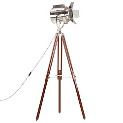 vidaXL Lampadaire trépied - Bois de manguier