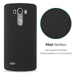Cadorabo LG G3 - Étui noir mat pas cher