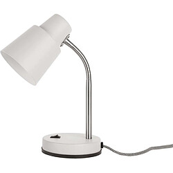 LEITMOTIV Lampe de Bureau Métal Scope Blanc