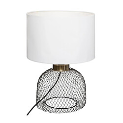 Atmosphera Lampe Grille Emie - Blanc