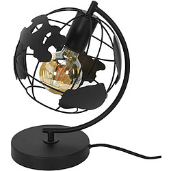 Avis The Home Deco Factory THDF Lampe en métal noir Globe à poser