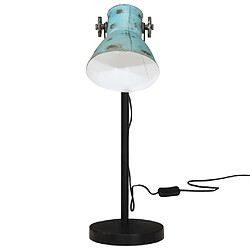 Avis VidaXL Lampe de Bureau Bleu Délavé